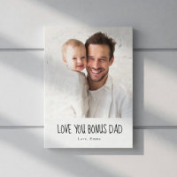 Bonus Papa Photo Personnalisé | Cadeau Personnalis