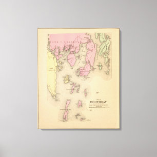 Toile Boothbay, îles adjacentes