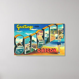 Toile Bord de la mer, Orégon - grandes scènes 2 de