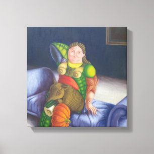 Toile « Botero encastrado "