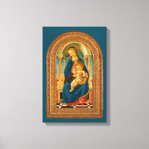 Toile Botticelli (1445-1510) Madonna & Child Enthroned