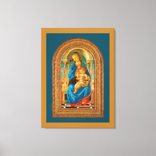 Toile Botticelli (1445-1510) Madonna & Child Enthroned