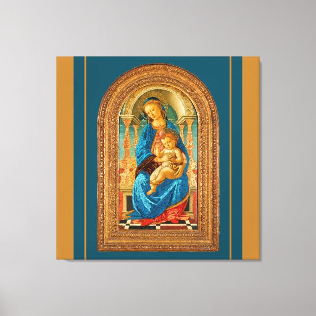 Toile Botticelli Madonna et son enfant (Recto)