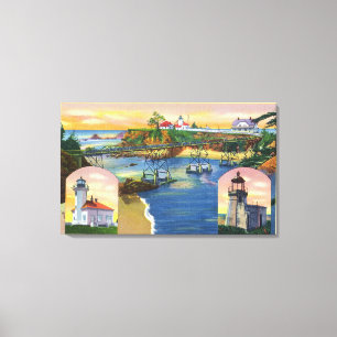 Toile Bouche de pont et de phare d'Arago de cap