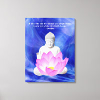 Bouddha citation Lotus flower