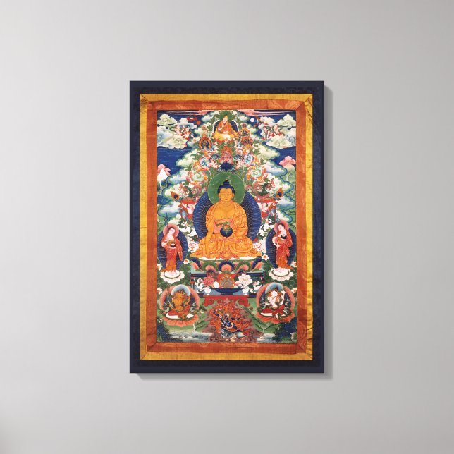 Toile Bouddha de médecine (Recto)
