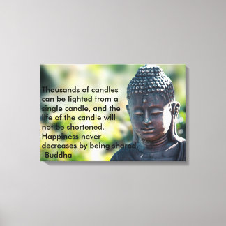 Toile Bouddha "Des milliers de bougies"