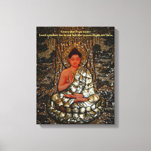 Toile Bouddha Gautam : Le Bouddha des Lumières
