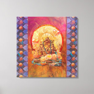 TOILE BOUDDHA L'ÉCLAIRÉ