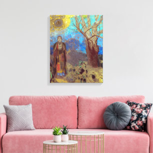 Toile Bouddha   Odilon Redon  