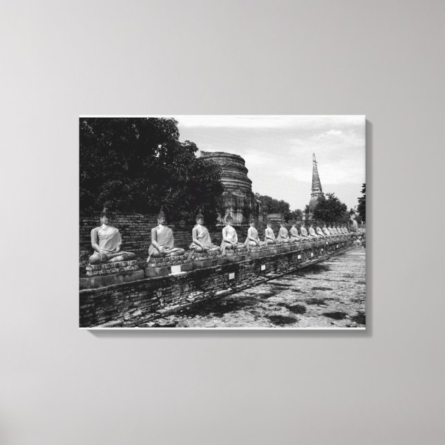 Toile Bouddhas d'Ayutthaya (Recto)
