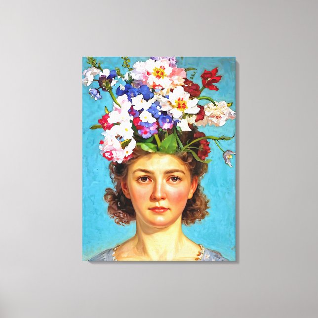 Toile "Bouffant en fleurs" Anna - Art & Floral Society (Recto)