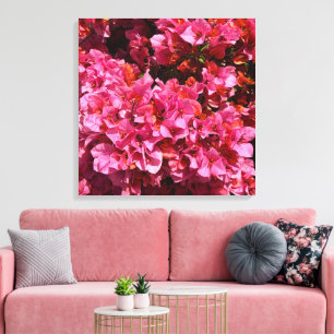 Toile Bougainvillea Arbuste de vinification rose tropica