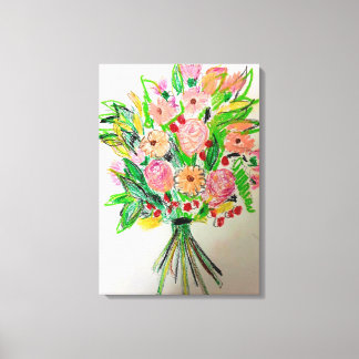 Toile Bouquet à main