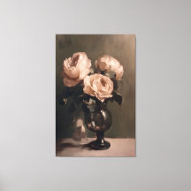 Bouquet de rose romantique dans Vase - Classique t