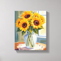 Bouquet de tournesols jaunes floral aquarelle