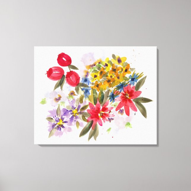 Toile Bouquet du marché agricole 1 (Recto)