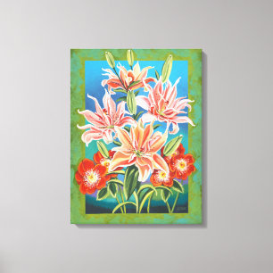 Toile Bouquet en frontière II