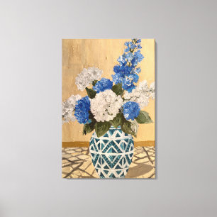 Toile Bouquet floral dans un vase n° 5 : Cottagecore fle
