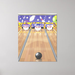 Toile Bowling à dix quilles