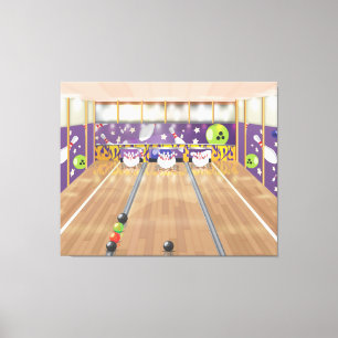 Toile Bowling à dix quilles