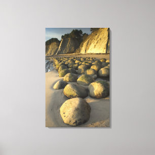 Toile Bowling Ball Beach sur la côte Mendocino de Califo