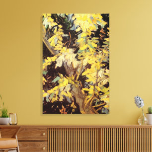 Toile Branches d'acacia en fleurs par Vincent van Gogh