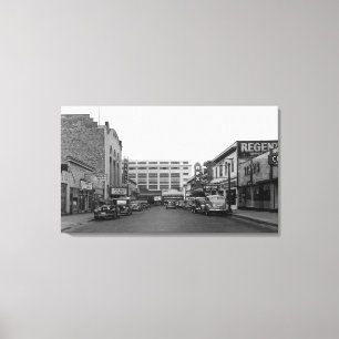 Toile Bremerton, photographie de vue de ville de scène