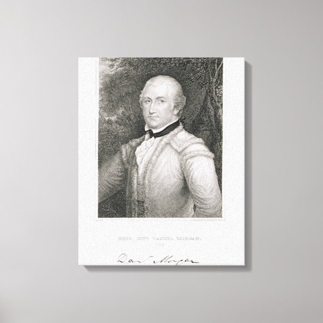 Toile Brigadier-général Daniel Morgan (1736-1802) engrav (Recto)
