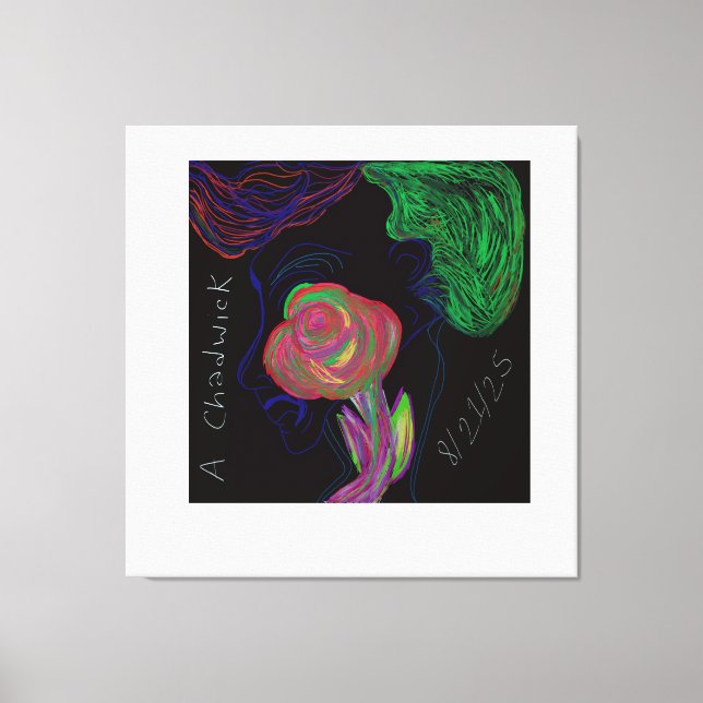 Toile Brilliantly Colored African Floral   (Recto)