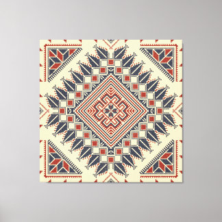 Toile Broderie palestinienne traditionnelle