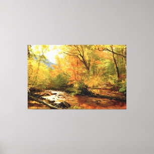 Toile Brook in the Woods par Albert Bierstadt