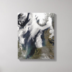 Toile Brouillard en mer du Nord