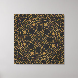 Toile Brown noir Empreinte de léopard moderne tissu circ