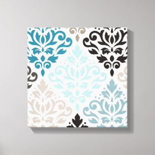 Toile Bruns de sarcelles d'hiver d'art de motif de XLG