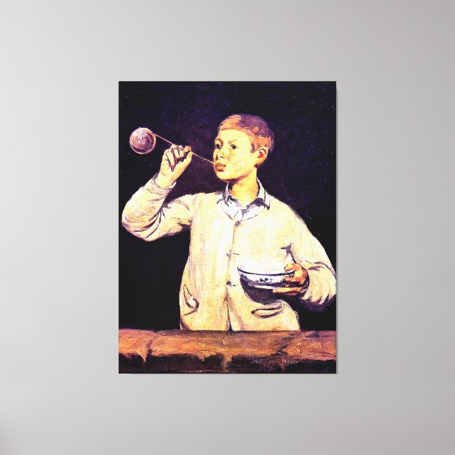Toile Bubbles du Boy, tableau d'Edouard Manet (Recto)