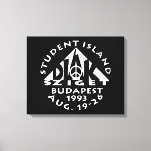 Toile Budapest, Île étudiante, Diak Sziget, Poster de ro