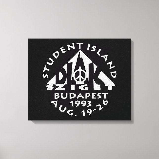 Toile Budapest, Île étudiante, Diak Sziget, Poster de ro (Recto)
