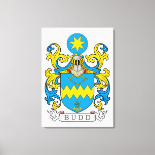 Toile Budd Family Crest