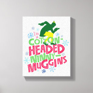 Toile Buddy l'Elfe Ninny-muggins en coton
