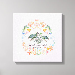 Toile BUDGET Nouveaux mariés Cadeaux de mariage personna