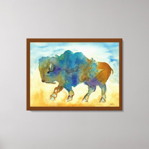 Toile Buffle Abstrait