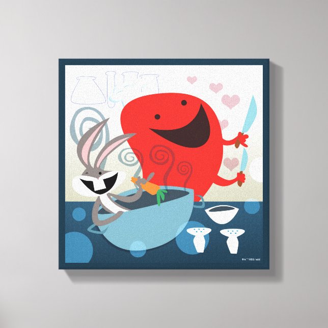 Toile BUGS BUNNY™ & Gossamer Préparation de repas Whimsi (Recto)