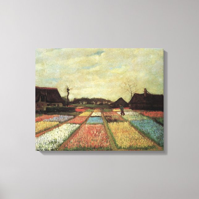 Toile Bulb Fields par Vincent van Gogh (Recto)