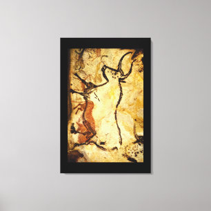 Toile Bull', rouge Lascaux, Dordogne_Art de l'antiquité