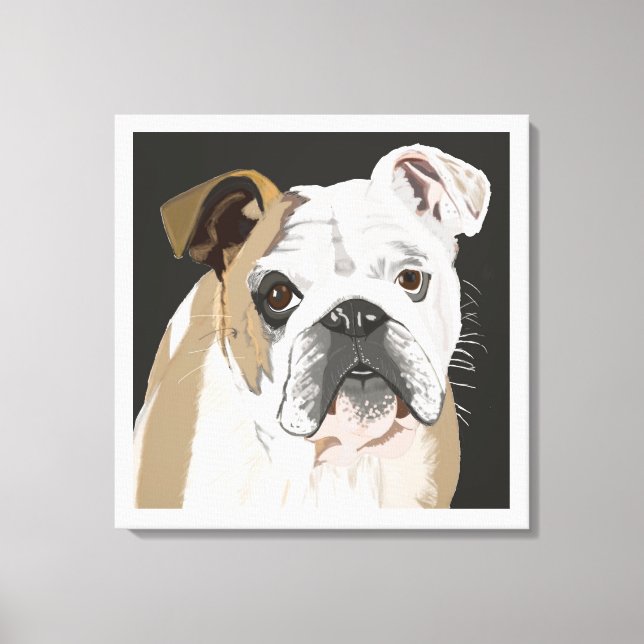 Toile Bulldog britannique (Recto)