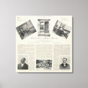 Toile Bureau abstrait du comté de Sonoma, la Californie