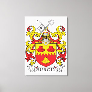 Toile Burgin Family Crest