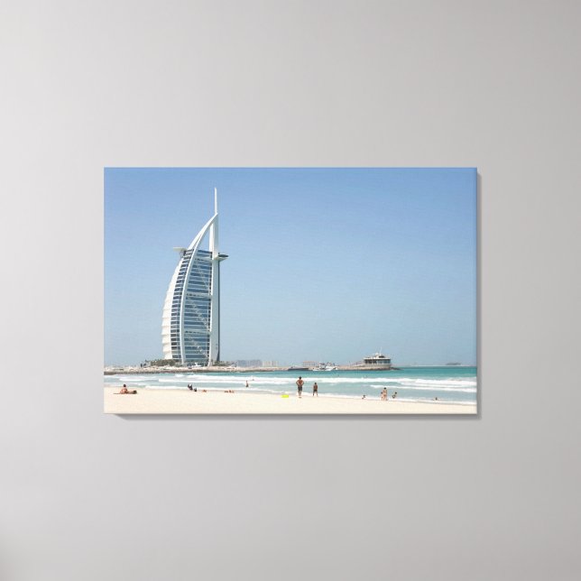 Toile Burj Al Arab De Sunset Beach, Dubaï (Recto)
