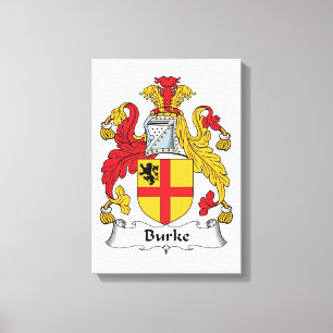 Toile Burke Family Crest